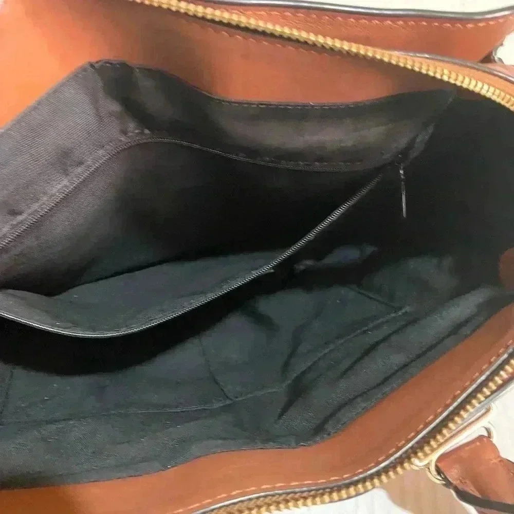 Rebecca Minkoff brown leather satchel handbag